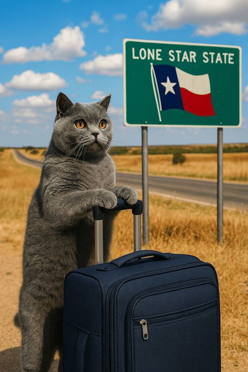 British Shorthair kitten safe delivery transport carrier