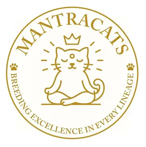 Mantra Cats Cattery Logo, British Shorthair and British Longhair Cats Texas