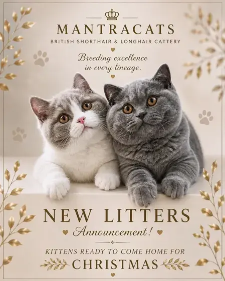 Milkshake and Biscottino - Mantra Cats