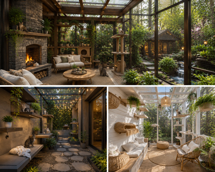 Luxury Custom Catio Built in Texas Backyard | Affordable Outdoor Cat Enclosure